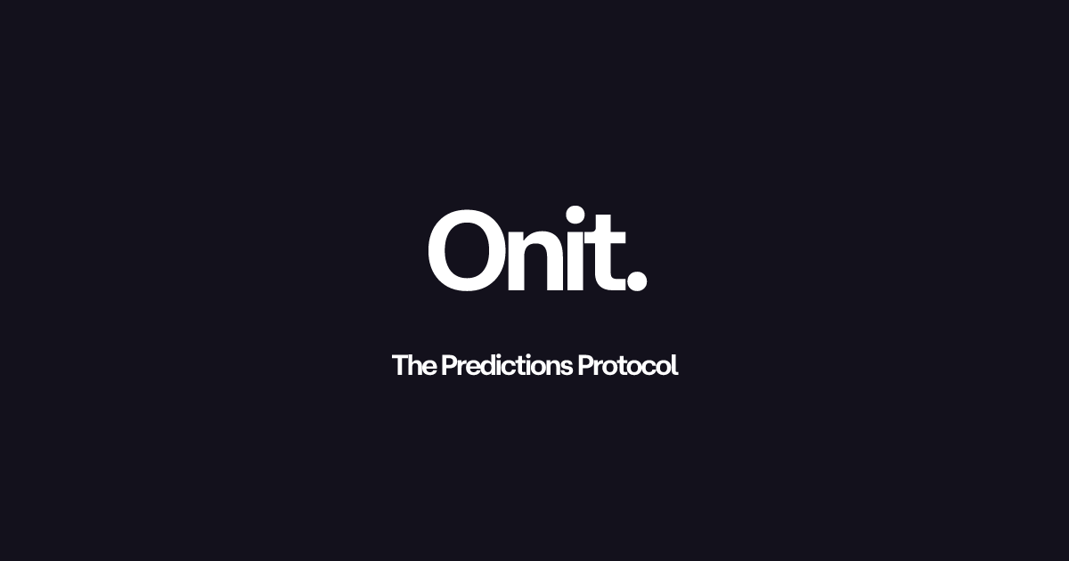 Onit Preview - Prediction Markets